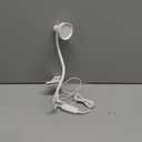 LiFMIRA Clip on Lamp USB Reading Light, 3 Color Modes, 10 Brightness Dimmable, Flexible Gooseneck Desk Lamp with Clamp, Eye Care Clip on Light for Bed Desk Headboard Home Dorm White