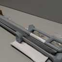 Retractable Baby Gate for Stairs & Doorways - 55" Wide Portable Safety Gate | Fits Baseboards, Easy to Use Indoor/Outdoor | Mesh Gate for Dogs, Puppies, Gray