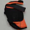 Queenmore Ripstop Dog Life Jacket Shark Life Vest for Dogs, Safety Lifesaver with High Buoyancy and Lift Handle for Small and Medium Breeds, Orange, Size: L