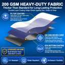 Pool Cover for Inground Pools 18 x 36 FT, Extra-Thick 200 GSM Heavy-Duty, 40' x 22'