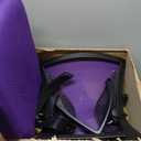 Yaheetech Mesh Office Desk Chairs Ergonomic Task Chairs with Adjustable Lumbar Support Mid Back Swivel Chair Purple