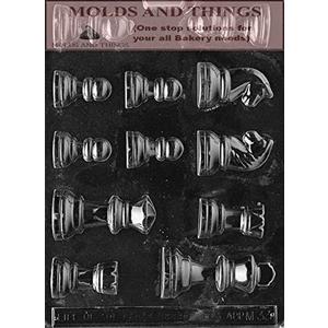 CHESS PIECES chocolate candy mold CHESS & CHECKER BOARD chocolate candy mold for baking and Cake & Pasrty Decoration, Soap Mold and Plaster