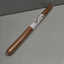 Aisoso French Rolling Pin, 17.7 Inches Wood Rolling Pin for Baking Extra Long Thickened, Classic Wooden Dough Roller for Fondant Pizza Pie Crust Cookie Pastry, Essential Kitchen Utensil, Brown