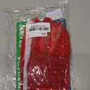 Cutters Gamer Padded Football Glove. All Purpose Players, Receivers, Lineman. Extra Grip. (Red)