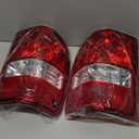 Nilight Taillight Assembly Compatible with 2001 2002 2003 2004 2005 2006 2007 2008 2009 2010 2011 Ford Ranger without STX Model Rear Lamp OE Style Driver and Passenger Side Red Lens