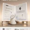 MFI Certified by Apple, 4 in 1 Magsafe Wireless Charging Station, Qi2 15W Magsafe Charger for iPhone 17/16/15/14/13/12 Series, iWatch, Airpods, iPad, 65W Charger Included (Sand, 4 in 1)