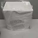 Lacquer Bath Wastebasket, 9.25''Wx10''H, White