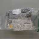 OIAHOMY Gift Basket with Handle, Small Woven Basket with Gift Bag, Ribbon and Wrap Tissue Paper, Nursery Bins Empty to Fill with Small Items, Baby, Pet Toy Organizer - Grey (12"x 8"x 5")