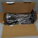 E-far 10 Pieces Silicone Cooking Utensils Set, Heat Resistant Kitchen Utensil Set for Nonstick Cookware, Kitchen Cooking Tools with Spatula, Spoon, Slotted Turner, Non-Toxic & Dishwasher Safe (Black)