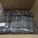 Eddie Bauer - King Comforter Set, Soft & Smooth Printed Bedding with Solid Reverse, 3 Piece Bed Set with Matching Pillowcases (Huntley Plaid Brown)