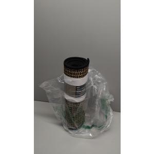 eqivei Kitchen Rugs and Mats Non Skid Washable Set of 2 PCS, Absorbent Runner Rugs for Kitchen, Front of Sink, Kitchen Mats for Floor, 17.3"x 47"+17.3"x 29" (Black)