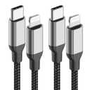 10ft USB C to Lightning Cable 2Pack,[Apple MFi Certified]Power Delivery USB C iPhone Charger Fast Charging,10 foot Nylon Braided Type C to Lightning Cord for iPhone 14 13 12 11 Pro Max XR XS 8 SE iPad