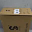 SR SUN RISE Black Square Rainfall Shower Head and Handle Set, Wall Mounted Shower Fixtures, Metal Shower Faucet Trim Repair Kits (With Shower Valve) (10 Inch)