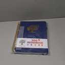 Large Spiral Notebook Journal for Women Men - 300 Numbered Lined Pages, College Ruled, A4 Hardcover Spiral Bound Notebook for School, Work, Note Taking, Writing, Leather Spiral Journal 8.5"x11" (Navy)