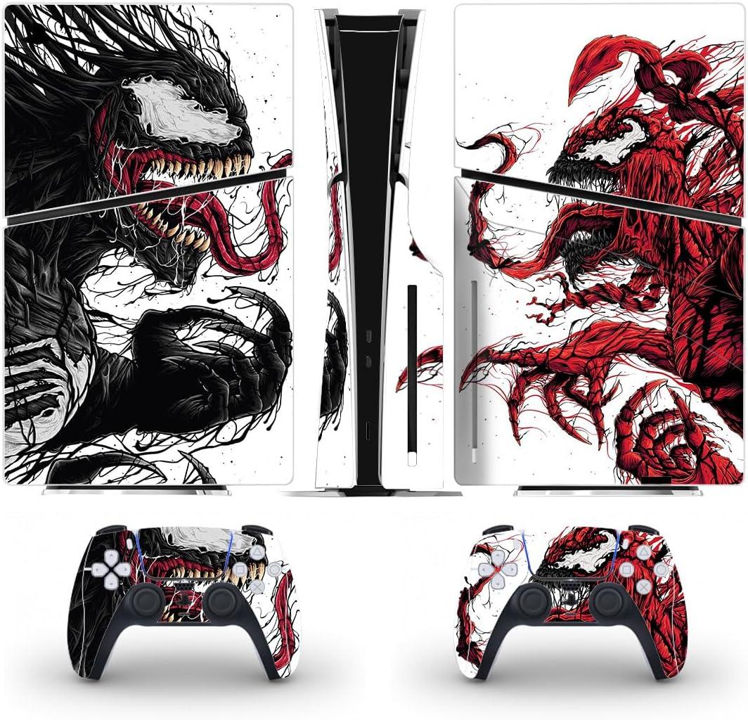 PEYANZ Vinyl Skin Compatible with PS5 Slim (Disk Edition) | HD Print, Scratch Resistant, Bubble-Free Application