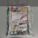 150Pcs 1/2 Inch Grommet Tool Kit, Grommet Kit, Eyelet Kit with Leather Hole Punch Pliers, 150 Metal Eyelets and Grommets in Gold and Silver for Leather, Shoes, Fabric, Belt