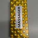 Portable Handheld Mini Massager, Waterproof Soft Silicone, for Head Face Neck Shoulder Back, Full Body Muscle Pain Relief Tool, USB Rechargeable, 10 Mode Speed Selection Settings, Blue