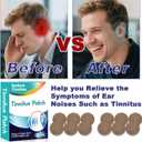 Tinnitus Relief for Ringing Ears, Tinnitus Relief Patches, Effective Tinnitus Treatment can Reduce Tinnitus, Relieve Hearing Loss, and Improve Ear discomfort, 50PCS
