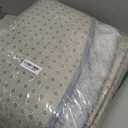 FJZFING Tie-Dyed Light Grey Round Rug Ultra-Soft Plush Modern 6x6 Circle Area Rug for Kid's Bedroom, Fluffy Shag Circular Rug for Nursery Room, Non-Slip Tie-Dyed Light Grey Rug for Teen's Room