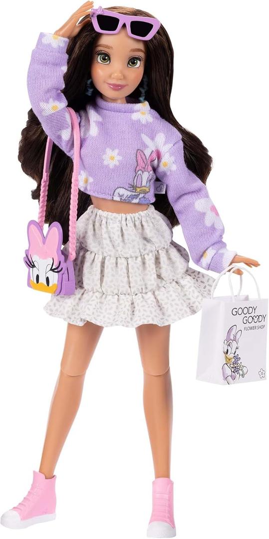 Disney ILY 4EVER Fashion Dolls Inspired by Daisy 11.5" Tall with 13 Points of Articulation, Glittery Mickey Ring Included for You!