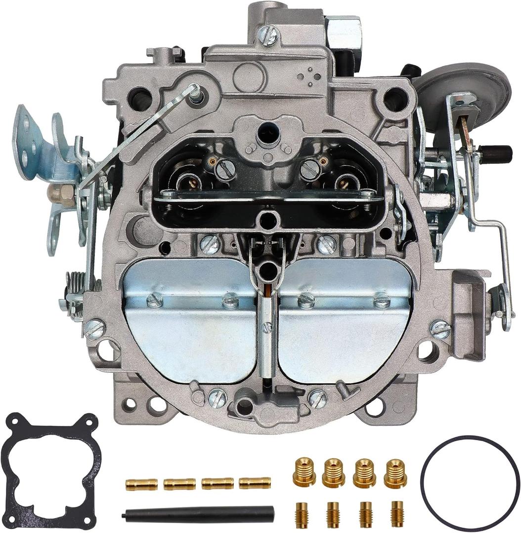 Rochester Quadrajet New Carburetor 4 Barrel for 1901R 4MV Chevy 1966-1973 big small block GMC Corvettes 1975-1979 Manual Divorced Choke 750 CFM Chevrolet Engines 327 350 427 454 1901-GG 4-BBL
