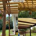 90% Shade Cloth for Patio, 10X30 FT Pergola Shade Cover, Breathable Sun Shade Fabric for Beach, Deck, Porch, Gazebo, Carport, Outdoor Sunshade Screen for Garden, Balcony, Pool.