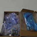 Geelin 12 Sets Swing Pacifier Baby Shower Games Funny Gender Reveal Games, Include 1 Wooden Sign and 12 Pacifiers for Bridal Shower Gender Reveal Party Favors Women Men(Bear,Blue)