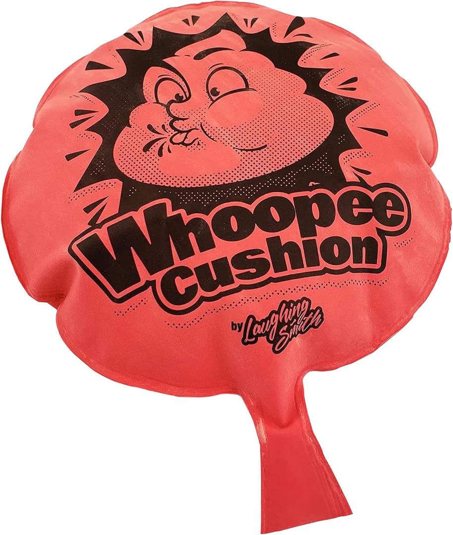 Laughing Smith Mega 8-inch Whoopee Cushion - Giant Fart Sound Prank Toy for Kids - Perfect Joke or Gag Gift, Funniest Fart Game - Durable Woopy Cushion for Parties and Playtime