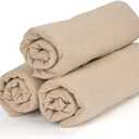 Pottery Special Linen Hessian Cotton Linen Tablecloth Pottery Clay Printing Texture Clay Sculpture Tool (3 pcs)