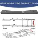 Mountainpeak Rear Spare Tire Support Plate Shock Mount Frame Crossmember Fit for 1999-2014 Chevy Silverado GMC Sierra 1500