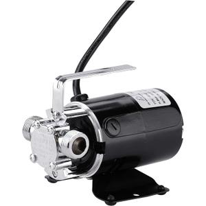 D-Honor Water Transfer Pump 115V 1/ 10 HP 330 GPH Portable Electric Utility Water Pump with Suction Hose Kit, Low Suction Water Removal for Water Beds, Pools, Rain Barrel, Aquariums