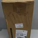 BAYKA White Floating Shelves for Wall  Rustic Wood Wall Shelves with Metal Brackets for Bathroom, Bedroom, Kitchen, or Living Room Decor Organization  Set of 3, Sturdy Storage with 22lb Capacity (15.7inches, C. White - Modern Minimalist Style)