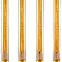 CTKcom T10/T300 40W Amber Vintage Edison Bulb E26 Medium Base2200K-2300K Tubular Bulb Nostalgic Tungsten Filament Antique Bulb Amber Glass for Industrial Wall Sconce Pendant Lighting-(4 Pack)