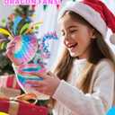 TBOLINE 12" 3D Printed Dragon Egg, Cool 3D Printer Articulated Crystal Dragon Toy for Boys Kid Teen, Animals Fidget Toy Dinosaur Eggs for 5-7 4-6 8-12 Year Old Boys Kid Girls