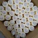 Baquler 48 Pcs 6.5 Inch Ivory Flameless Taper Candles LED Candle Sticks Battery Operated Flickering LED Candlestick Window Plastic Candle for Wedding Halloween Christmas Decor(No Battery)