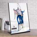 Malden International Designs Modern Life Millenium Metals Matte Black Metal Picture Frame, 8x10, Black