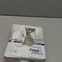 SoundPlay Foldable Wireless Headphones, Bluetooth Over-Ear Headset with Built-in Mic, White