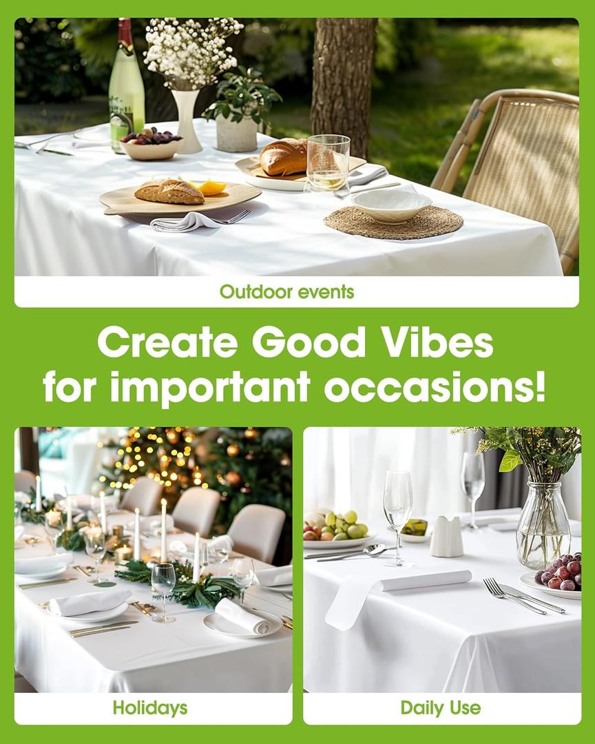 Plastic Table Cloths 55"×108"