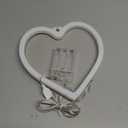 Pink Heart Neon Sign, Battery Operated or USB Powered LED Heart Lights for Valentines Day Decoration, Valentines Gifts for Wife Wedding Proposal Anniversary Mother's Day Girls Room Table Wall Decor (1 pack)