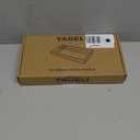 Acrylic Tray - Iridescent Vanity Tray with Non-Slip Base for Bathroom, Bedroom & Countertop, Decorative Organizer for Jewelry, Makeup, Perfume, Soap Dispenser (10.5" L x 5.5" W x 1" H)