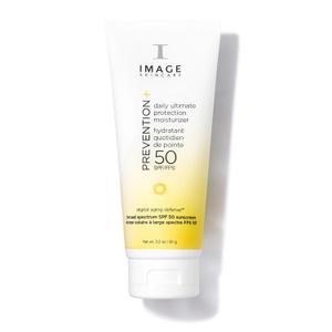 IMAGE Skincare PREVENTION+ Daily Ultimate Protection Moisturizer, SPF 50 Face Sunscreen Lotion, Zinc Oxide, Blendable with No White Cast, 3.2 oz, Best By: 12/2026