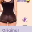 Fajitex Fajas Colombianas Moldeadoras High Compression Garment Tummy Control Shapewear for Women, Abdomen Control Shapewear (Black, XXL)