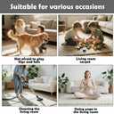 Rug Pad Grippers for Hardwood Floors & Tiles - No Damage Washable & Reusable, Double-Sided Non Slip Strong Adhesive Rug Pads Keep Corners Flat (24)