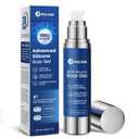 100% Silicone Scar Gel Scar Cream, Advanced Silicone Gel for Removal of Surgical, Burns, Acne Scar, Old and Recent Scars and Stretch Marks, 1.7 oz/50ml