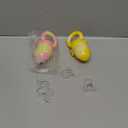 NatureBond Baby Food Feeder/Fruit Feeder Pacifier Nibbler (2 Pack) - Infant Teething Toy Teether Weaning in Appetizing Colors | + Additional Silicone Sacs (Peach Pink and Lemonade Yellow)