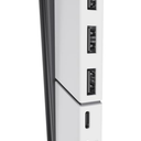 USB Hub Expansion Hub for P5 Slim Console, USB High-Speed Charger Splitter Adapter with 3 USB 2.0&2 Type C Port for P5 Slim Console