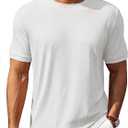 COOFANDY Men's T Shirt Short Sleeve Crew Neck T-Shirt Casual Summer Tshirt Classic Basic Tee Shirt (Medium)