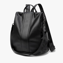 PINCNEL Women Backpack Purse Waterproof Nylon Anti-theft Rucksack Lightweight Shoulder Bag, Medium, Black
