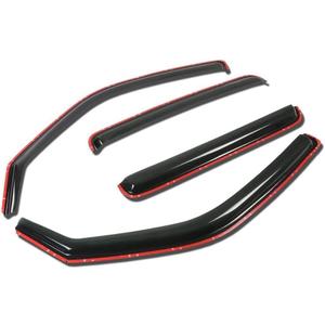 in-Channel Smoke Window Visors Deflectors Rain Guards for 2006-2014 Honda Ridgeline