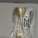 Sabary 36 Pcs Stainless Steel Serving Utensils for Buffet Parties Including 12 Serving Spoons 12 Slotted Spoons 12 Serving Tongs Large Metal Flatware Set for Tanksgiving Catering Banquet(Gold)